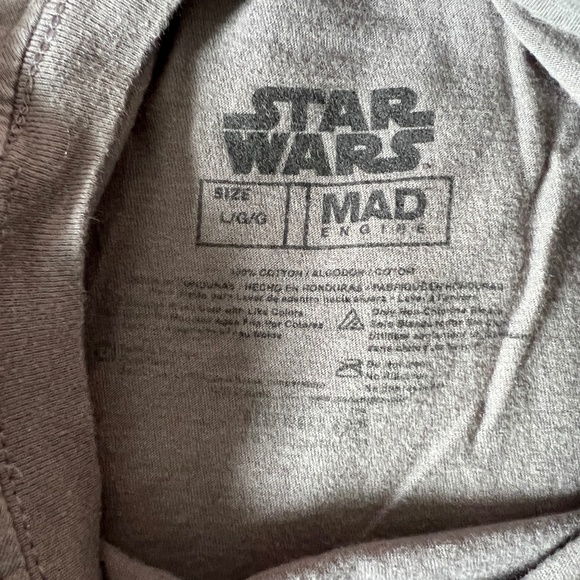 Grey Star Wars Graphic T-Shirt - Picture 3 of 5